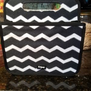 thirty-one Storage & Organization - thirty-one double-duty black chevron caddy PAIR thirty-one Storage & Organization - thirty-one double-duty black chevron caddy PAIR